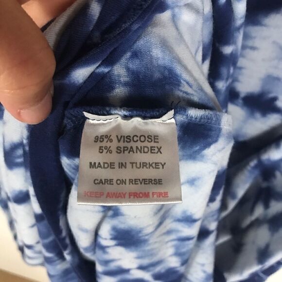 ISLE Turkish tie dyed oversized tee shirt - Picture 3 of 6